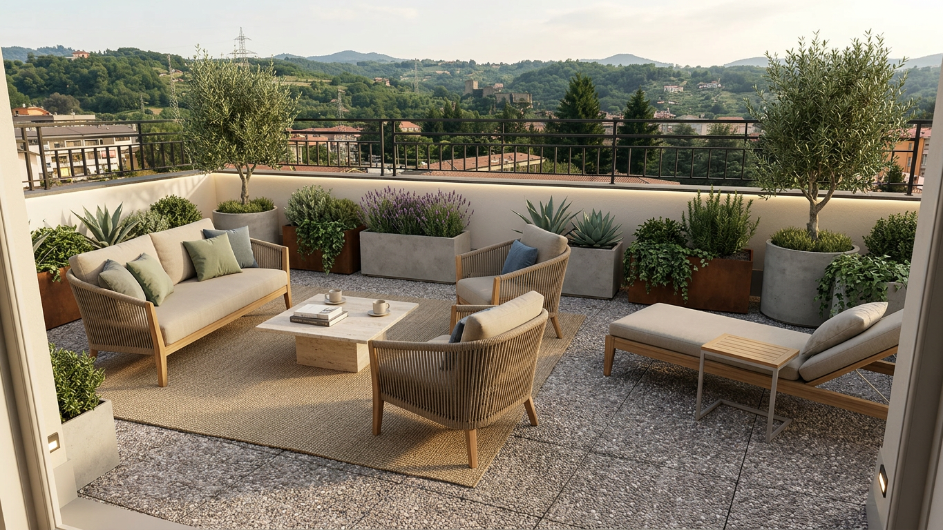 Pontremoli: appartamento con terrazza da rifinire