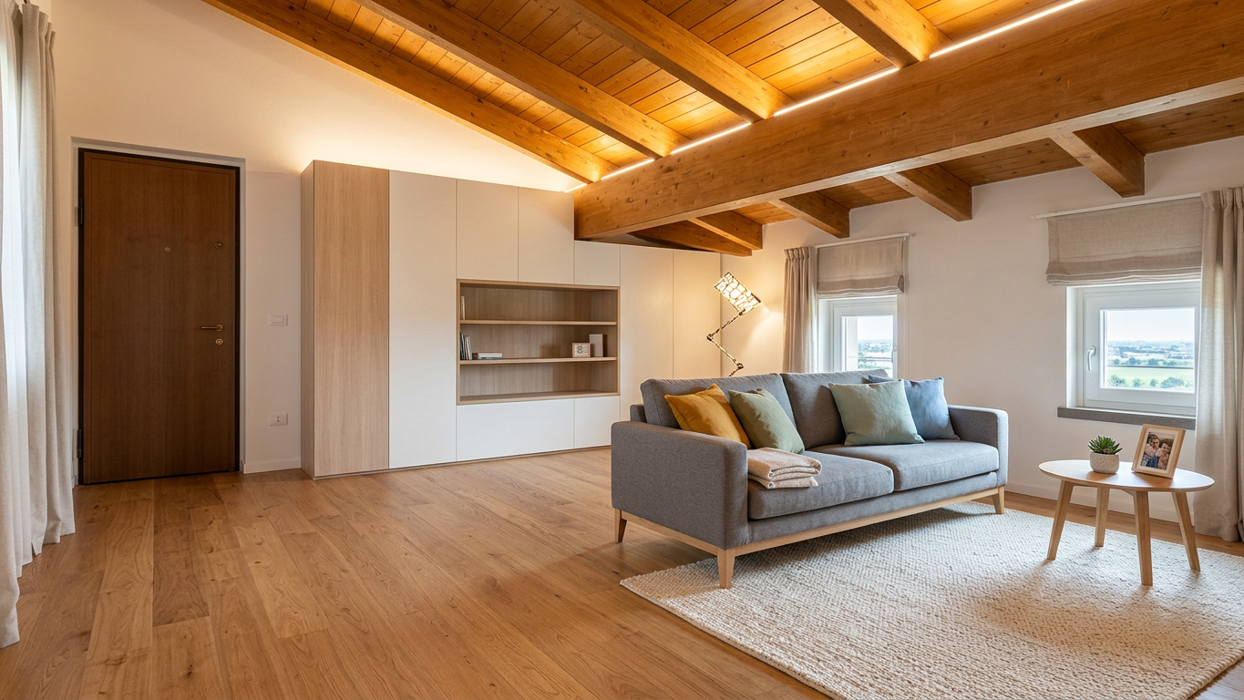 Pontremoli: appartamento con terrazza da rifinire — Rendering indicativo 2