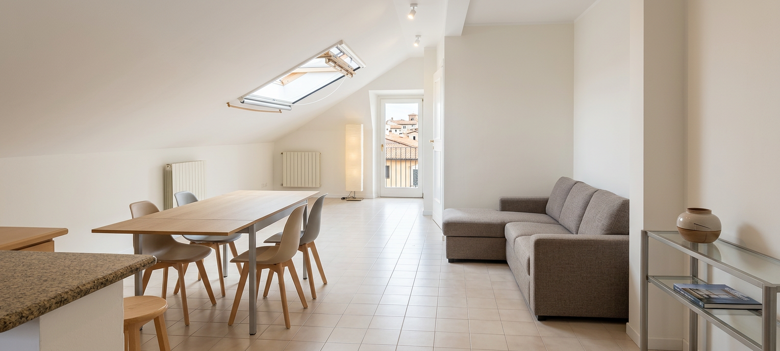 Pontremoli: Ampio monolocale in centro — Rendering indicativo 1
