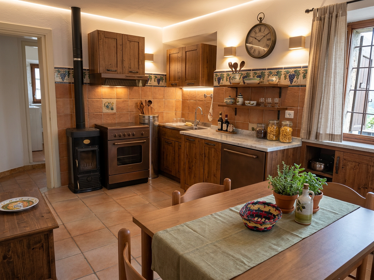 Pontremoli: casetta di campagna con terreno — Rendering indicativo 2