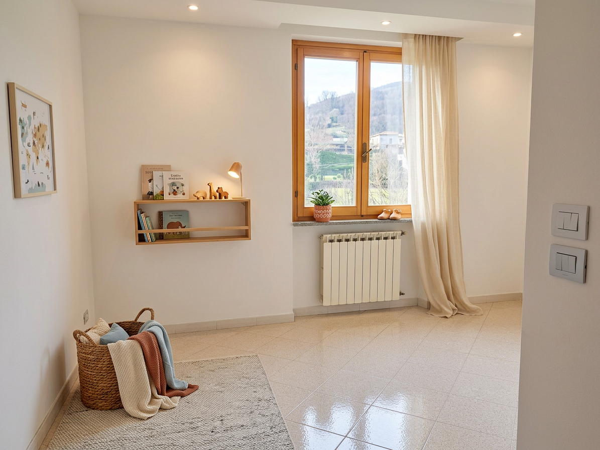 Pontremoli: Appartamento con giardino e garage — Rendering indicativo 1