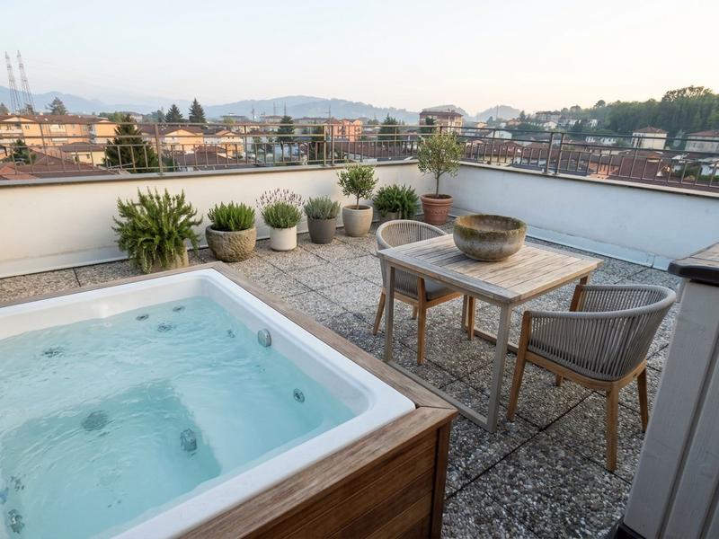 Pontremoli: attico con terrazza panoramica