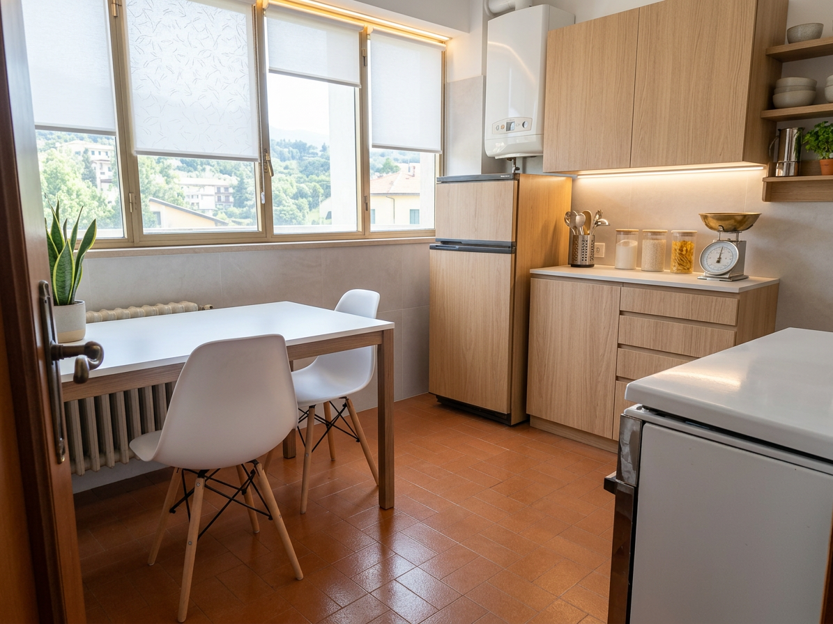 Pontremoli: appartamento con terrazza. Splendida vista — Rendering indicativo 1